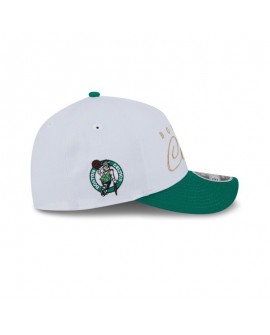 Boston Celtics 2025 M-Crown 9FORTY Draft Snapback-Mütze mit A-Rahmen