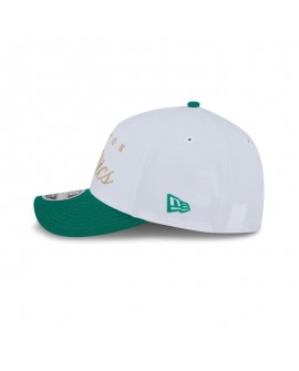 Boston Celtics 2025 M-Crown 9FORTY Draft Snapback-Mütze mit A-Rahmen