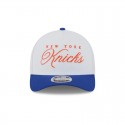 New York Knicks 9FORTY M-Crown Draft 2025 Snapback-Mütze mit A-Crown-Rahmen