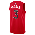 Brandon Ingram #3 Toronto Raptors Rotes Icon-Trikot