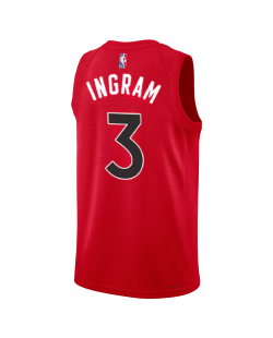 Brandon Ingram #3 Toronto Raptors Rotes Icon-Trikot