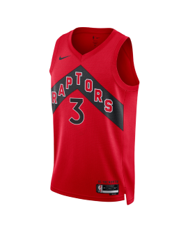 Brandon Ingram #3 Toronto Raptors Rotes Icon-Trikot