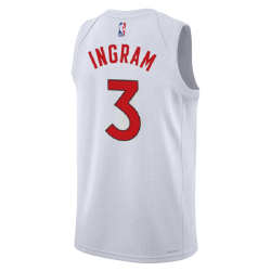 Brandon Ingram #3 Toronto Raptors Weiß Association Trikot