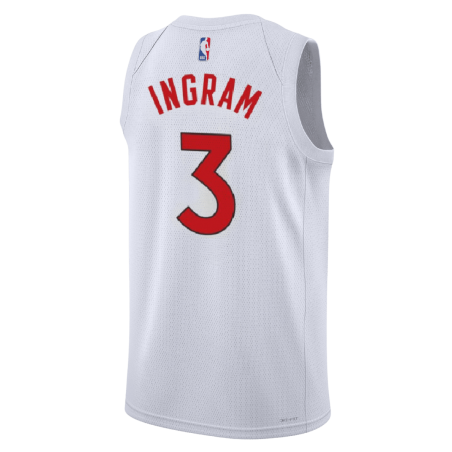 Brandon Ingram #3 Toronto Raptors Weiß Association Trikot