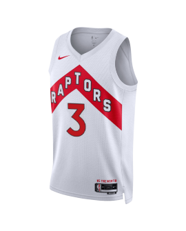 Brandon Ingram #3 Toronto Raptors Weiß Association Trikot