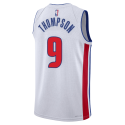 Ausar Thompson #9 Detroit Pistons Weiß Association-Trikot
