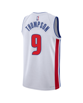 Ausar Thompson #9 Detroit Pistons Weiß Association-Trikot