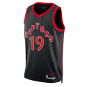 Jakob Poeltl #19 Toronto Raptors Schwarzes Statement-Trikot