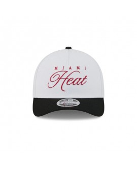 Miami Heat 2025 M-Crown Draft 9FORTY Snapback-Mütze mit A-Rahmen