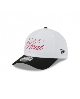 Miami Heat 2025 M-Crown Draft 9FORTY Snapback-Mütze mit A-Rahmen