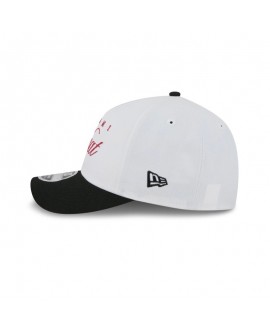 Miami Heat 2025 M-Crown Draft 9FORTY Snapback-Mütze mit A-Rahmen