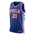 Joel Embiid #21 Philadelphia 76ers Blue Icon Trikot