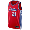 Joel Embiid #21 Philadelphia 76ers Rotes Statement-Trikot