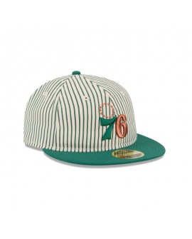 Just Caps Seersucker Philadelphia 76ers Retro Crown 59FIFTY taillierte Mütze