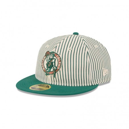 Just Caps Seersucker Boston Celtics Retro Crown 59FIFTY-Mütze