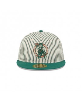 Just Caps Seersucker Boston Celtics Retro Crown 59FIFTY-Mütze