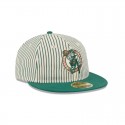 Just Caps Seersucker Boston Celtics Retro Crown 59FIFTY-Mütze