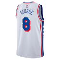 Paul George #8 Philadelphia 76ers Weiß Association-Trikot