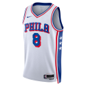 Paul George #8 Philadelphia 76ers Weiß Association-Trikot