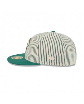 Just Caps Seersucker Miami Heat Retro Crown 59FIFTY taillierter Hut