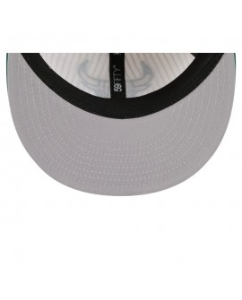 Just Caps Seersucker Chicago Bulls Retro Crown 59FIFTY Fitted Hat