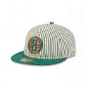 Just Caps Seersucker Brooklyn Nets Retro Crown 59FIFTY taillierte Mütze