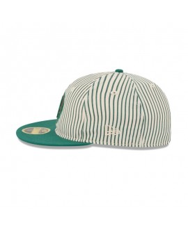 Just Caps Seersucker Brooklyn Nets Retro Crown 59FIFTY taillierte Mütze