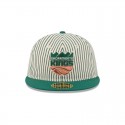 Just Caps Seersucker Sacramento Kings Retro Crown 59FIFTY Fitted Hat