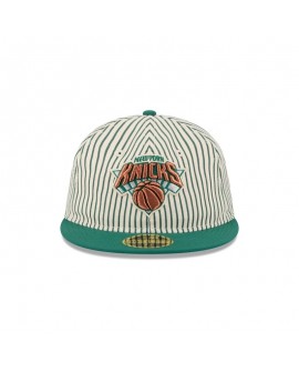 Just Caps Seersucker New York Knicks Retro Crown 59FIFTY Fitted Hat