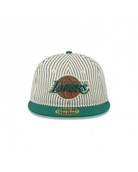 Los Angeles Lakers Retro Crown Just Caps Seersucker Fitted Hat 59FIFTY