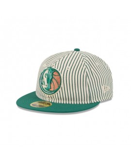 Just Caps Seersucker Dallas Mavericks Retro Crown 59FIFTY-Mütze