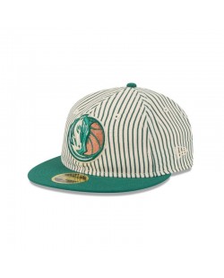 Just Caps Seersucker Dallas Mavericks Retro Crown 59FIFTY-Mütze