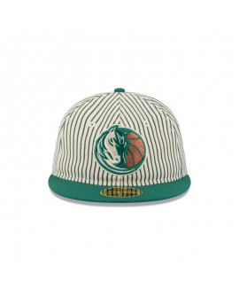 Just Caps Seersucker Dallas Mavericks Retro Crown 59FIFTY-Mütze