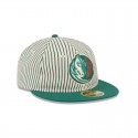 Just Caps Seersucker Dallas Mavericks Retro Crown 59FIFTY-Mütze