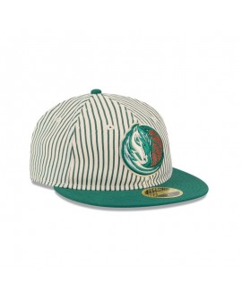 Just Caps Seersucker Dallas Mavericks Retro Crown 59FIFTY-Mütze