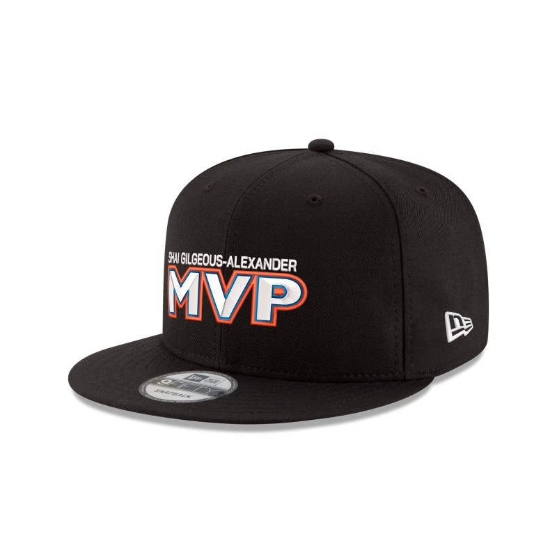 Oklahoma City Thunder Shai Gilgeous-Alexander 2025 MVP Wordmark 9FIFTY Snapback Hat