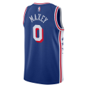 Tyrese Maxey #0 Philadelphia 76ers Blaues Icon-Trikot