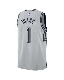 Jonathan Isaac #1 Orlando Magic Silver City Edition-Trikot