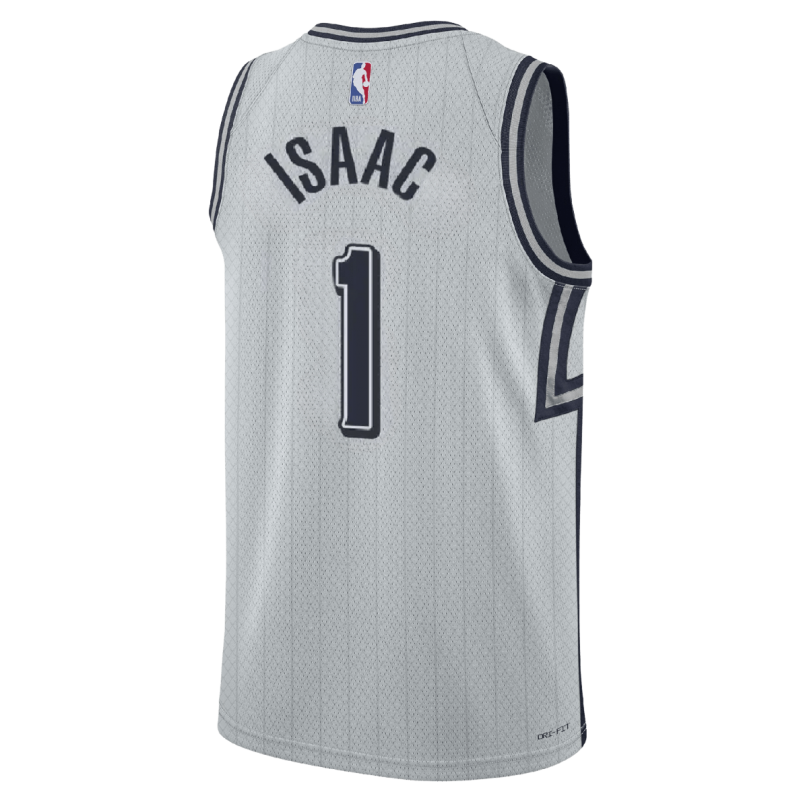 Jonathan Isaac #1 Orlando Magic Silver City Edition-Trikot