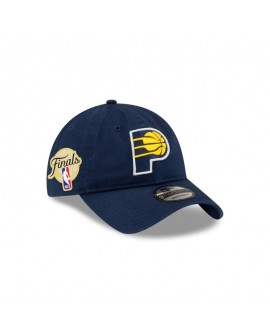 Indiana Pacers 2025 NBA Finals Side Patch 9TWENTY verstellbare Mütze