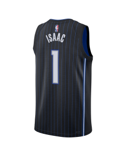 Jonathan Isaac #1 Orlando Magic Schwarz Icon Trikot