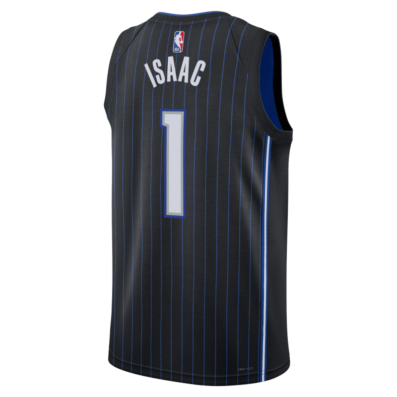 Jonathan Isaac #1 Orlando Magic Schwarz Icon Trikot