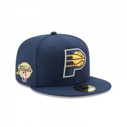 Indiana Pacers 2025 NBA Finals Side Patch 59FIFTY Taillierte Mütze