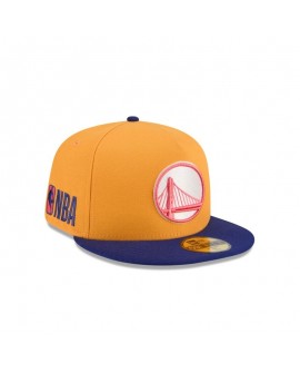 Golden State Warriors 59FIFTY Gold A-Frame Fitted Hat
