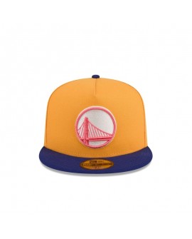 Golden State Warriors 59FIFTY Gold A-Frame Fitted Hat