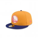 Golden State Warriors 59FIFTY Gold A-Frame Fitted Hat