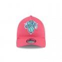 New York Knicks Coral 9TWENTY verstellbare A-Frame-Mütze