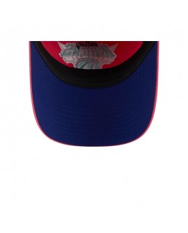 New York Knicks Coral 9TWENTY verstellbare A-Frame-Mütze