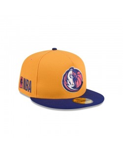 Dallas Mavericks 59FIFTY A-Frame Fitted Hat in Gold
