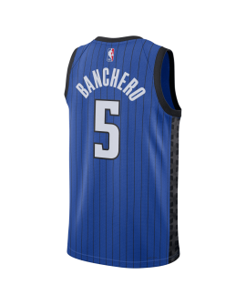Paolo Banchero #5 Orlando Magic Blue Statement-Trikot